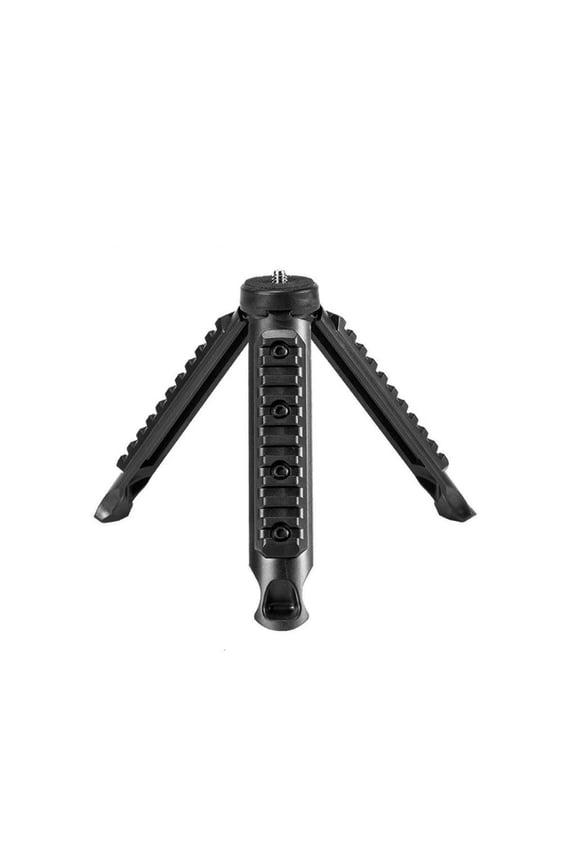Compact Folding Tripod Base for Pocket Flashlight Keychain Lamp Stable Base