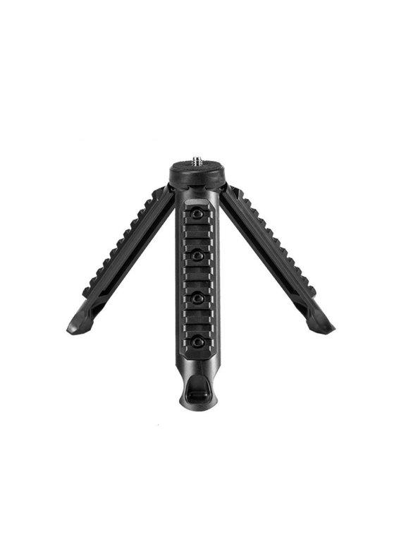 Compact Folding Tripod Base for Pocket Flashlight Keychain Lamp Stable Base