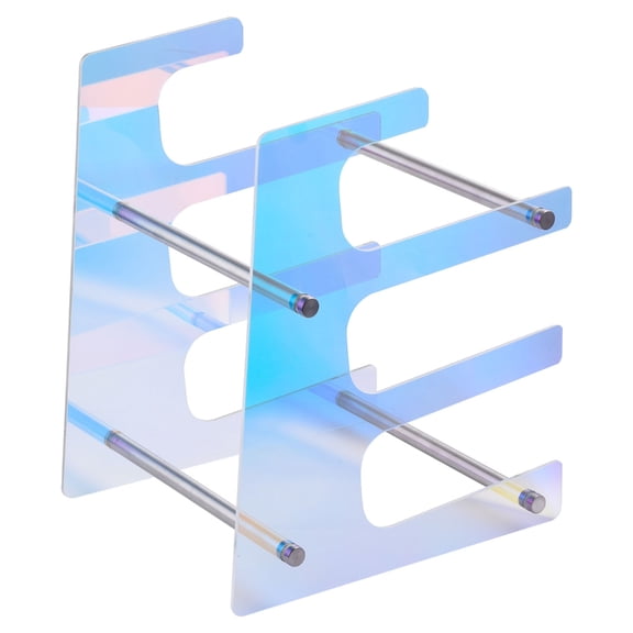 SDFGTstore Contemporary Acrylics Keyboard Stand 3 Tiered Rack for Stylish Organization