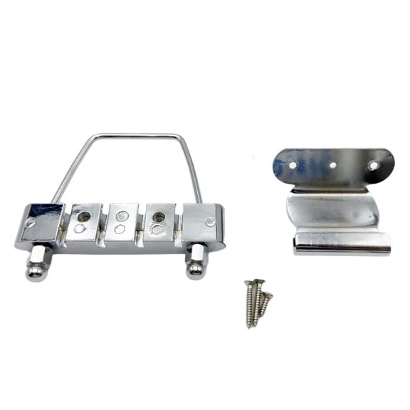 SDFGTstore Contemporary Styled Bass Guitar Bridge Strong Structure Simplified Installation