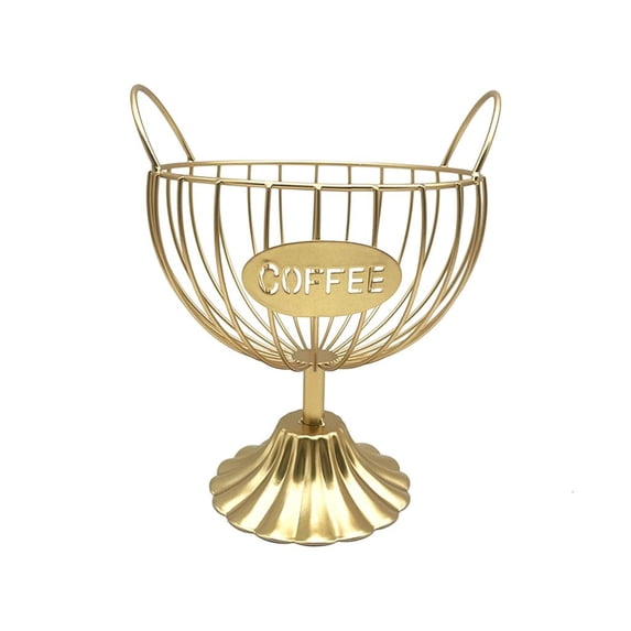 SDFGTstore Convenient Coffee Holder Display Stand Basket Handy Shelves Coffee Storage Rack
