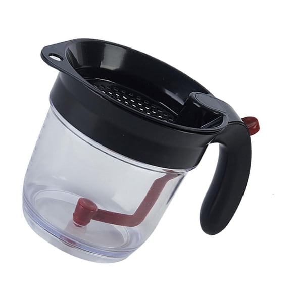 SDFGTstore Convenient Oil and Broth Separator Gravy Fat Filter Gravy Greases Separator with Bottom Release Kitchen Utensils