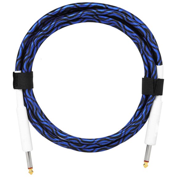 SDFGTstore Copper Core Noise Reduction Sound Cable 6.35mm Male to Male Double Straight Head Guitar Connection Cable Easy to Use