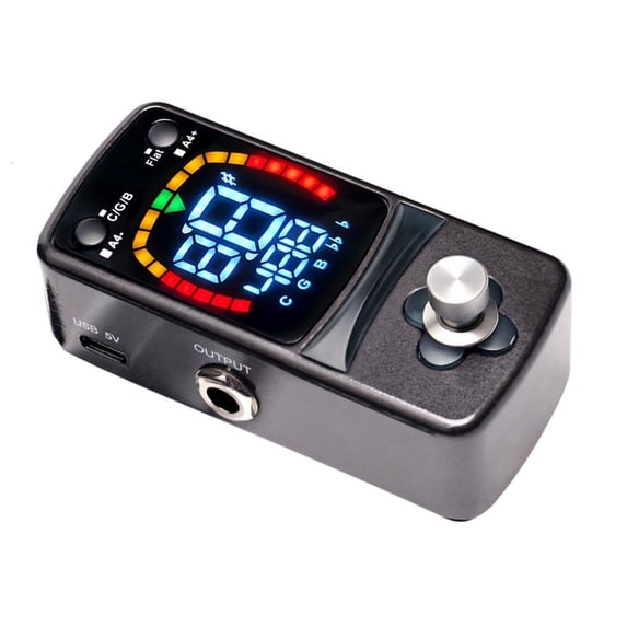 SDFGTstore Covering A0 to C8 Range Digital Guitar Pedal Tuner for Guitarists and Musicians