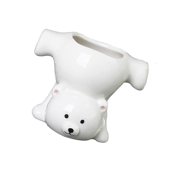 SDFGTstore Creative Bear Planter Ceramic Container Succulents Home Decoration Gift