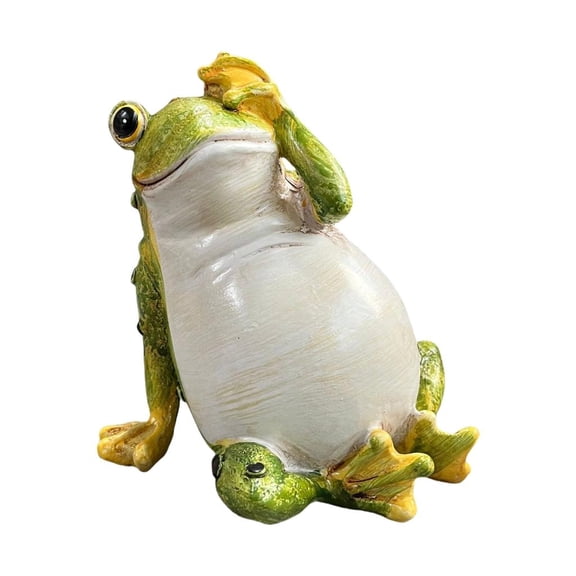 SDFGTstore Frogs Sculpture Statue Funny Resin Frogs Creative Frogs Figurine Frogs Funny Frogs Collectible Resin Crafts