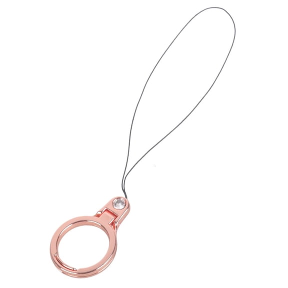 SDFGTstore Creative Metal Rings Phone Strap Holder thin Thin Phone Rings Holder with Lanyard for Secure Grip & Convenient Access