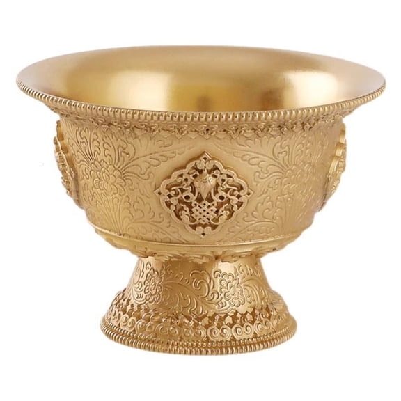 SDFGTstore Culturally Brass Water Cup Suitable for Temple Offering and Home Elegances