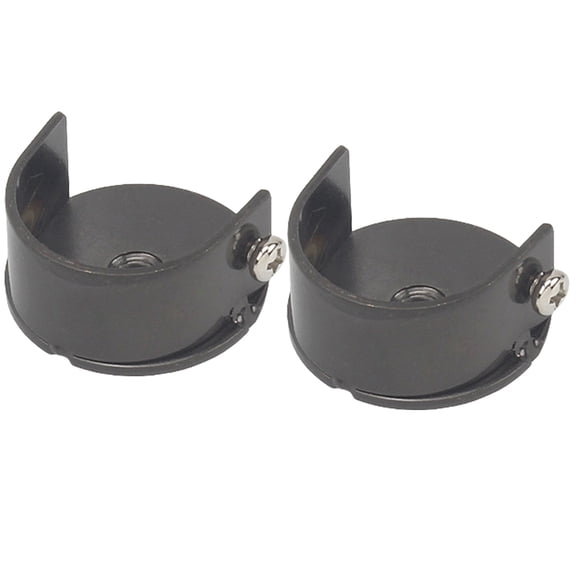 SDFGTstore Curtain Rod Bracket Set Wall Mount Curtain Holder Brackets for 28mm Rods Modern Designing Easy Installation