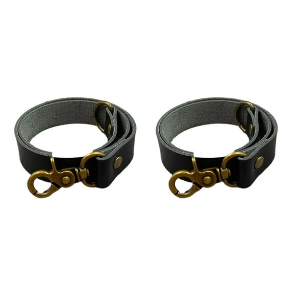 SDFGTstore Curtain Tiebacks 2 Pieces Curtain TieBacks Leather Curtain Rod Holder Holdbacks