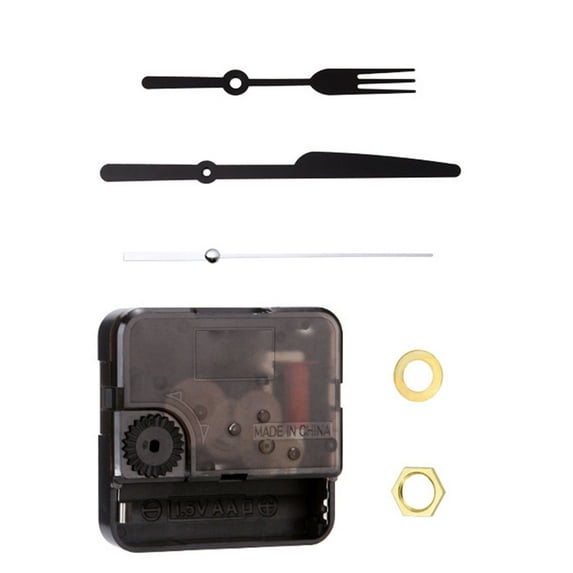 SDFGTstore Customizable Long Shaft Clock Motor Movement Mechanism with Fork Hands Set for Personalizing Wall Clock Repair Parts