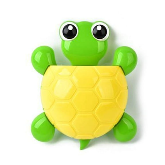 SDFGTstore Cute Cartoon for Turtle Toothbrush Holder Suction Cup Wall Mount Toothpaste Pencil Pen Container Travel Storage Organize