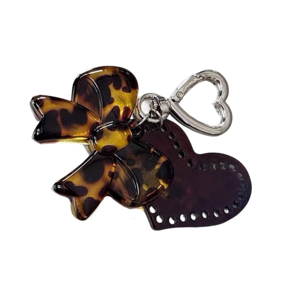 SDFGTstore Cute Heart Keychain Multi Hole Design Acrylic Alloy Lightweight Keyring For Keys Backpacks Gift For Birthday