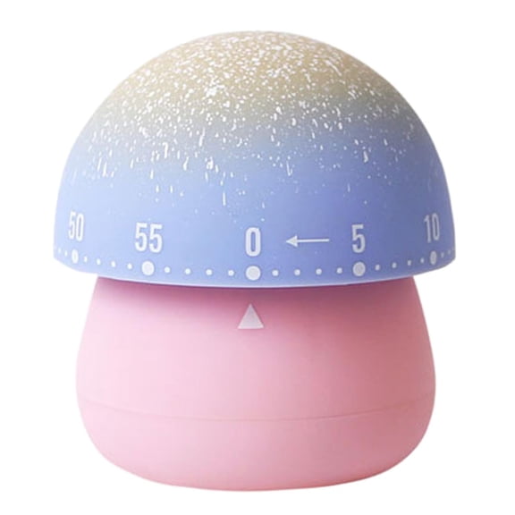 SDFGTstore Cute Mushroom Timer for Time Management Mechanical Kitchen Timers for Home Kitchen Cooking Playing Pianos Study Manual
