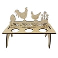 thumbnail image 1 of SDFGTstore DIY Wooden Easter Egg Holder Bunny Chicken Pattern Rack Display Stand Decoration, 1 of 10