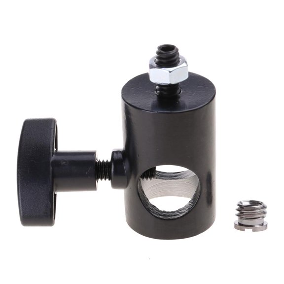 SDFGTstore DSLR Camera Light Stand Conversion for Head Flash Bracket Adapter Mount 1/4" 3/8" For Photography Equipment Accessories