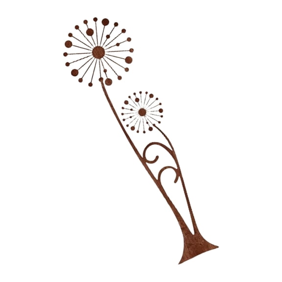 SDFGTstore Decorative Dandelions Stake Yard Stake Easy to Install Outdoor Garden Decors