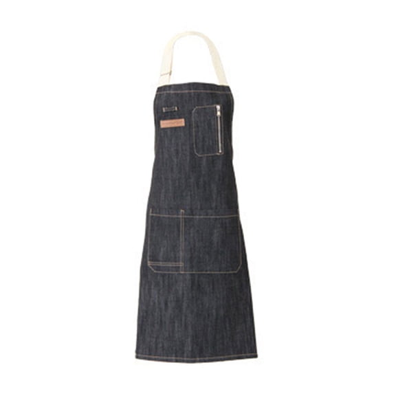 SDFGTstore Denim Canvas Aprons for Baking Chef Kitchen Cooking BBQ Grill Butcher Adjustable