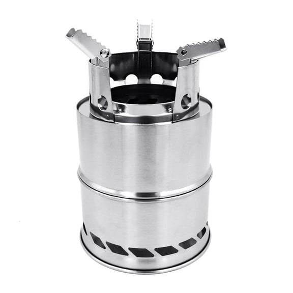 SDFGTstore Detachable Open Flame Oven Camping Barbecue Stoves Round Portable Mini Stove Hot Plate Furnace Travel Cooking Stove Home Kitchen Cook Heater Cooker Outdoor Appliances
