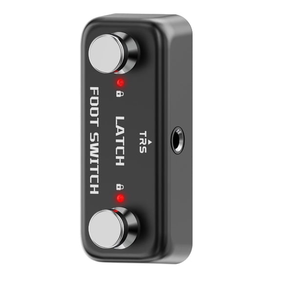 SDFGTstore Digital Reverbs Guitar Pedal Double Pedal External Foot Switches Double Step Nail for Home Practice and Live Shows