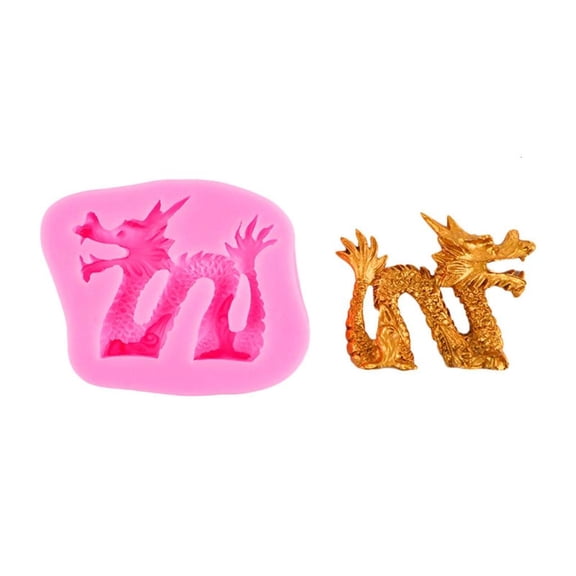 SDFGTstore Dragon Shaped Silicone Moulds Baking Tools Candy Moulds Great for Kitchen Baking