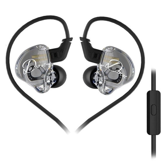 SDFGTstore Dynamic Earbud 10mm Driver Unit with Repalceable Eartips, In Line Control Earphones for Phone Calls Comfortable Fit