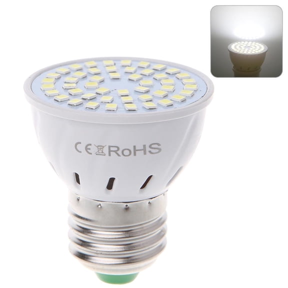 SDFGTstore E27 4W LED Spotlight Cool/Warm White Bulbs AC 220V 48SMD 2835 Lamps Plant light