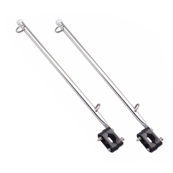 SDFGTstore Easy Assembly Vessel Boat Marine Flag Display System Metal Rails Mount Hardware