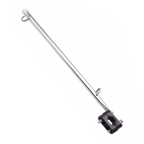 SDFGTstore Easy Assembly Vessel Boat Marine Flag Display System Metal Rails Mount Hardware