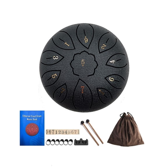 SDFGTstore Easy Play Steel Tongue Drum Without Music Skill Needed Full Steel Tongue Drum
