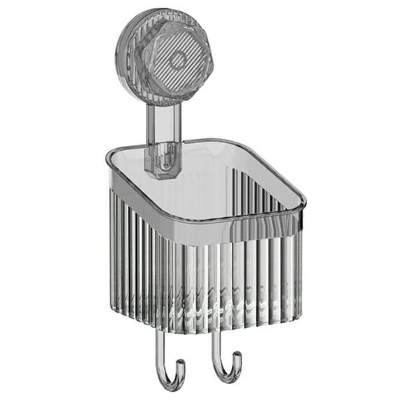 SDFGTstore Easy to Install Bathroom Shelf Storage Rack with Suction Cups Waterproof Shelf