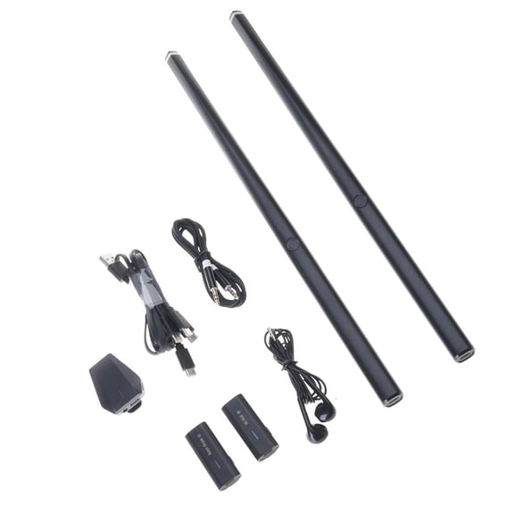 SDFGTstore Electric Air Drum Set with Drumsticks Pedals Portable 3D Motion Sensing Air Drum