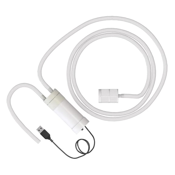 SDFGTstore Electric Rechargeable Auto Siphon Water Transfer Pump with Food Grade Silicone Hose for Safe Beverage Beer Wine Bottling