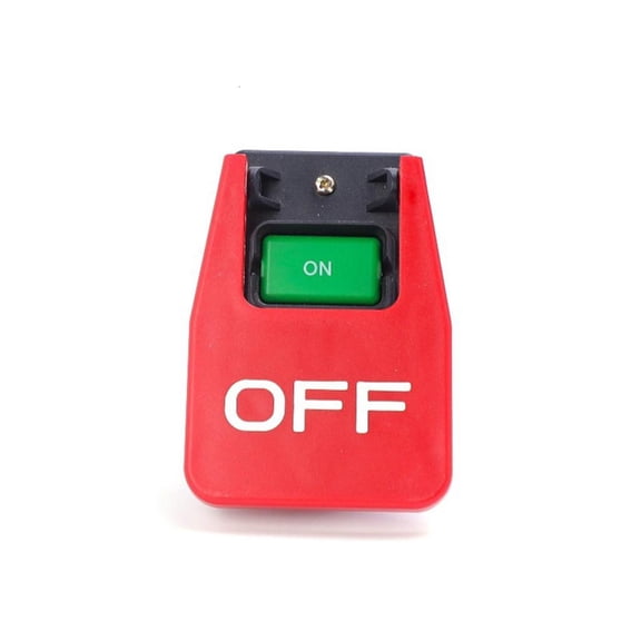SDFGTstore Electromagnetic Push Button Safety Power Switches With Large Stop Sign Paddle Easy Contact Machine Switches Enduring