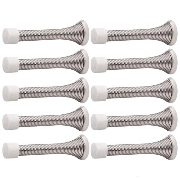 SDFGTstore Elegant Spring Door Stops Wall Protections Steel Spring Doorstoppers for Home