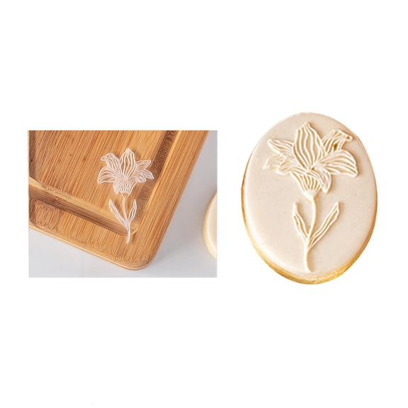 SDFGTstore Embossed PLA Cake Decoration Mold Embossed Cake Fondant Stamp Mold Sugar Craft Cookie Cutter Diy Cake Decoration Tool