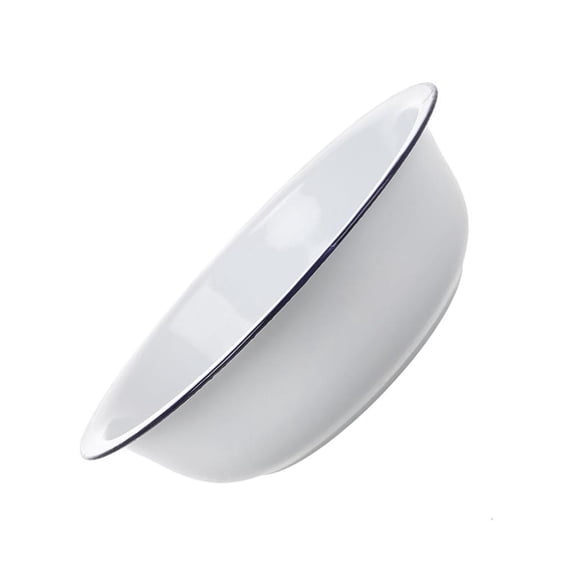 SDFGTstore Enamel Kitchen Bowl Scratch Resistant Dishwasher Safe Large Capacity Enamelware