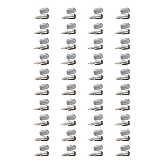 SDFGTstore Fast Mounting Shelf Support Peg Auto Tapping Design for Floating Shelves Use