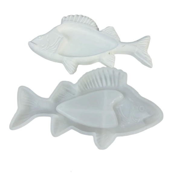 SDFGTstore Fish Tray Silicone Mold Epoxys Resins Plasters Crafts Jewelry Cast Molds Decors