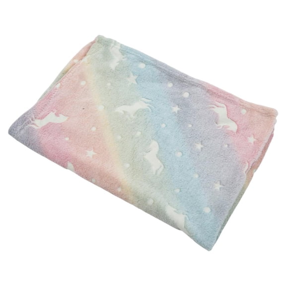 SDFGTstore Flannel Blanket Stylish Illuminated Blanket Comfort & Warm Winter Sofa Blankets