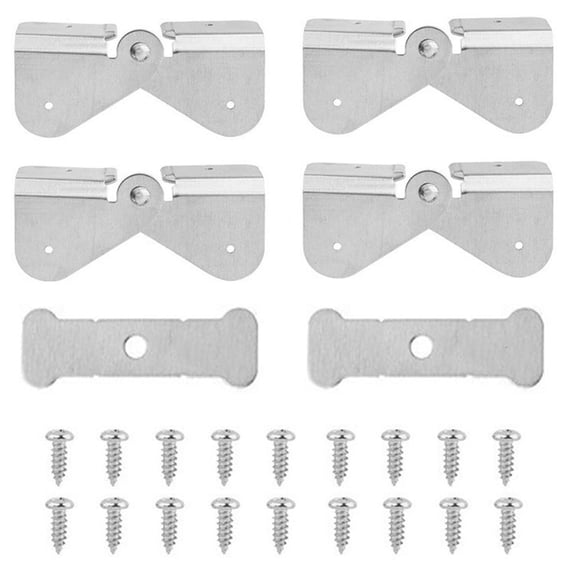 SDFGTstore Flip Up Hinge for Gutter Downspout Extensions Aluminum Gutter Extension Hinges