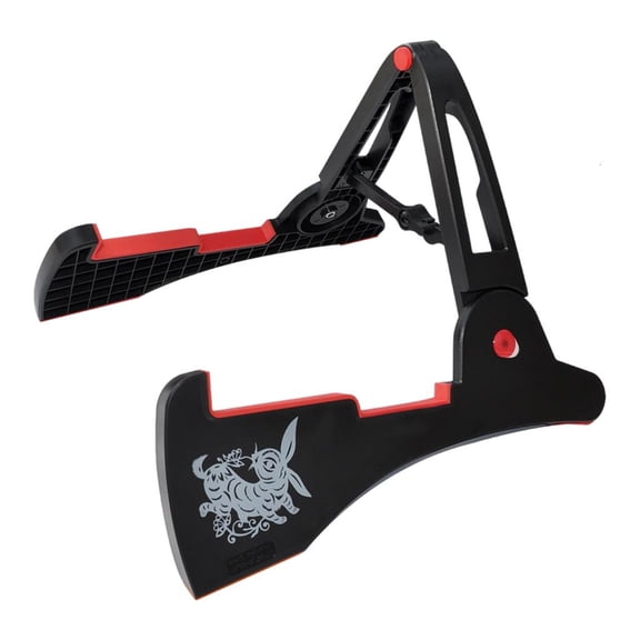 SDFGTstore Foldable A Frame Guitar Stand Instrument Stand for Acoustic Guitar and Bass