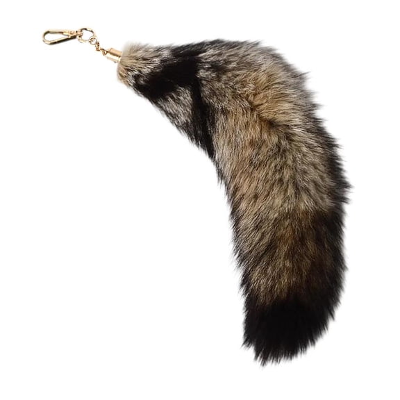 SDFGTstore Foxes Tail Keychain Pendant Keyring Ornaments Car Key Chains Plush Tail Keyrings Charm