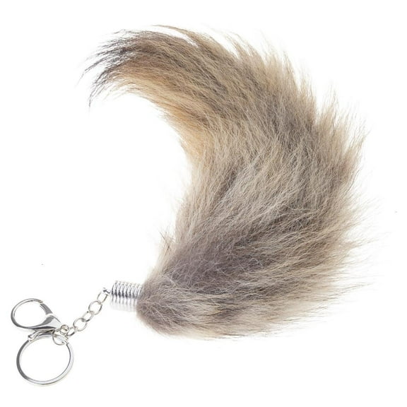 SDFGTstore Foxes Tail Keychain Pendant Keyring Ornaments Car Key Chains Plush Tail Keyrings Charm