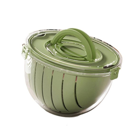 SDFGTstore Fruit Vegetable Washer Basket Durable Watermelon Slicer Ergonomic Handle Kitchen Gadget For Families