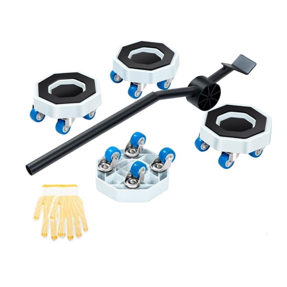 SDFGTstore Furniture Slider with 360 Degree Wheel Heavy Duty Furniture Mover Washing Machine Refrigerator Transport Tool