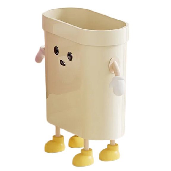 SDFGTstore Garbage Basket Rubbish Bin Bathroom Storage for Kitchen, Bathroom, Living Areas