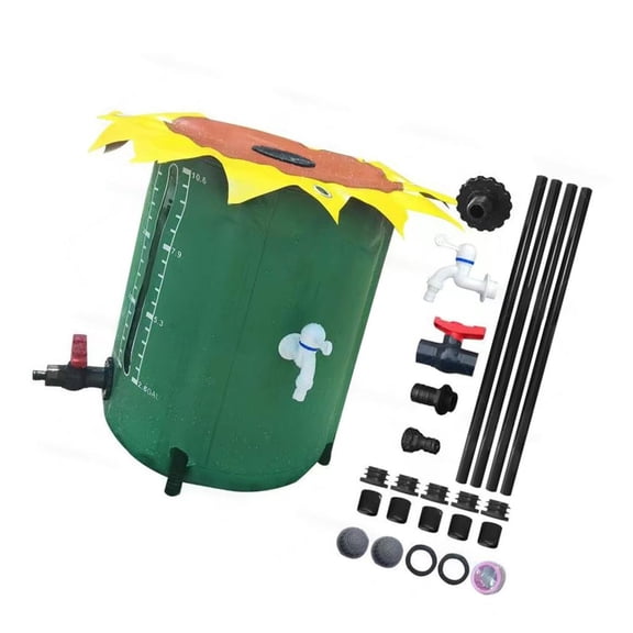 SDFGTstore 13 Gallon Foldable PVC Water Bucket For Rainwater Collection Garden Irrigation