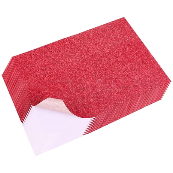 SDFGTstore Glitter Powder Paper Stickers Handmade Paper Crafts for DIY Scrapbooking Art Projects