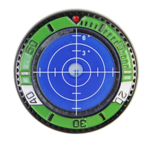 SDFGTstore Golfball Mark Bubble Levels Measuring Tool Round Bubble Levels for Golfer